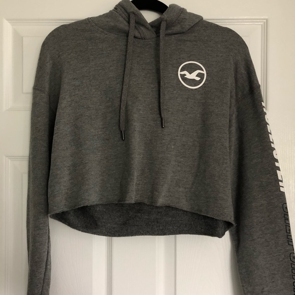 Hollister, Cropped Hoodie, Size X-Small. - Picture 1 of 2